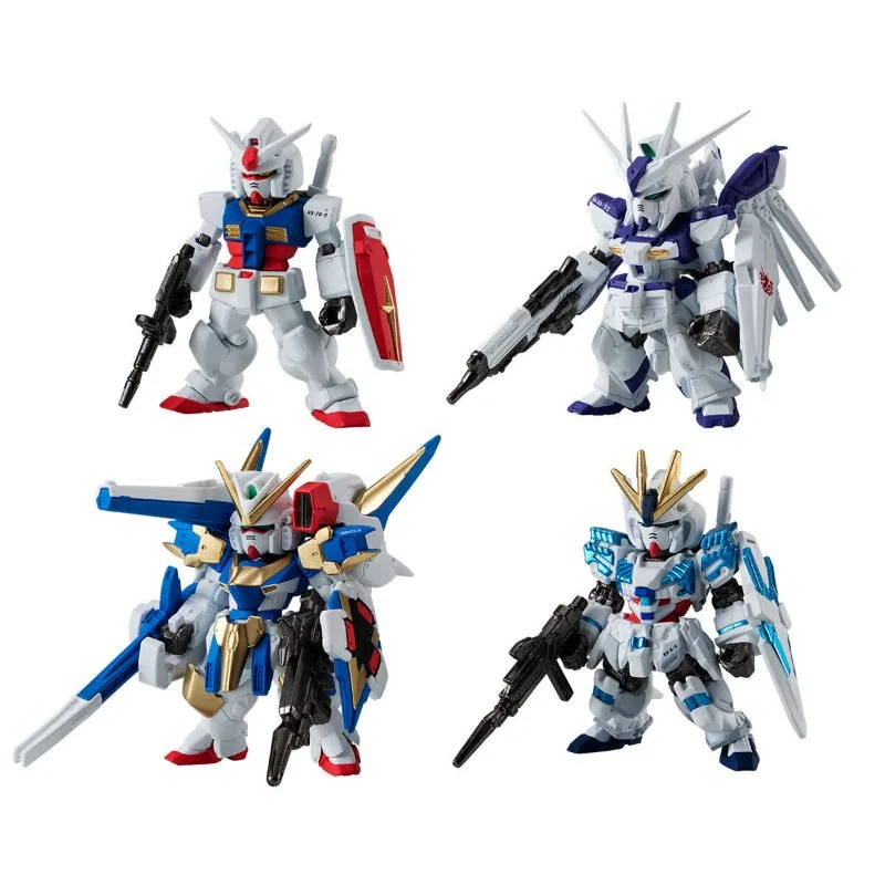 Фото Оригинальная фигурка Bandai FW Converge Core Gundam к 15-летию: мини-меха, тактический щит, аниме-игрушка, подарки для хобби (в наличии) №5