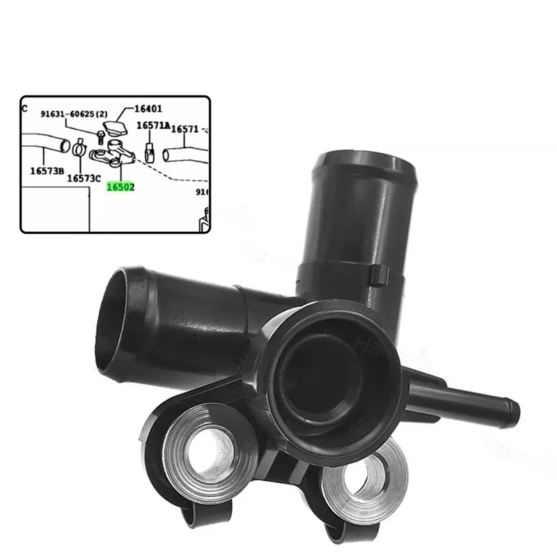 Новый водяной фланец для корпуса термостата радиатора Toyota Triumph Probox NCP55V NCP51 1nzfe 2002 +