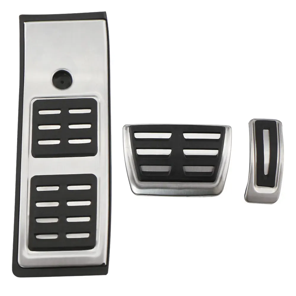 

Автомобильные педали из нержавеющей стали для Audi Q5 80A 2018 2019 2020 2021 2022, подставка для ног топливного тормоза, накладки на педали, автоаксессуары