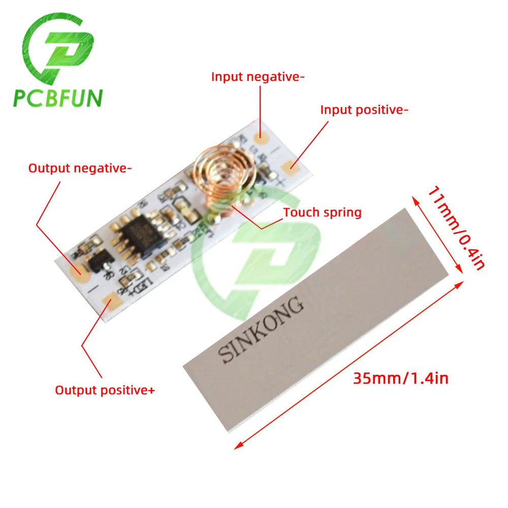 Сенсорный диммер емкостный модуль 3 в-24 в А светодиодные лампы регулировки