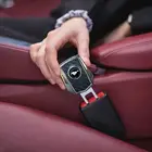 Автомобильный Черный удлинитель ремня безопасности 1 шт. металлическая пряжка для Hyundai Accent Tucson I30 Santa Fe 2016 I10 I20 2020 2021 автомобильные аксессуары