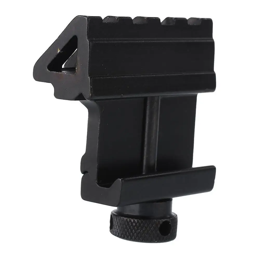 45 Degree Angle Tactical Scope Mount Aluminum 4 Slot Side Rail RTS Sight Airsoft 45mm 20mm Pistol Base Adapter |