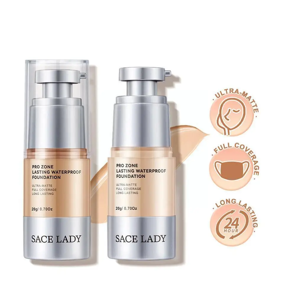 

4 Color Professional Face Liquid Foundation Cream Full Circles Concealer Waterproof Dark Base Cover Coverage Makeup Brighte Z8x7