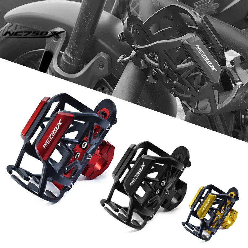 

For HONDA NC750X NC 750X NC750 X 2014-2020 Motorcycle CNC Beverage Water Bottle Drink Cup Holder Bracket Accessories