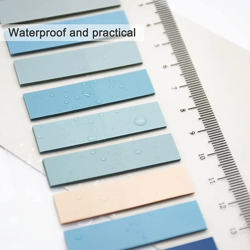 Набор клейких заметок с линейкой 200 листов