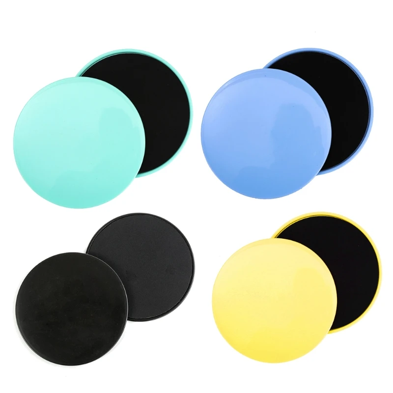 Sided Gliding Discs for Exercise, Compact Core Gliders for Home Gym - Fitness Equipment & Full-Body Workout Accessories