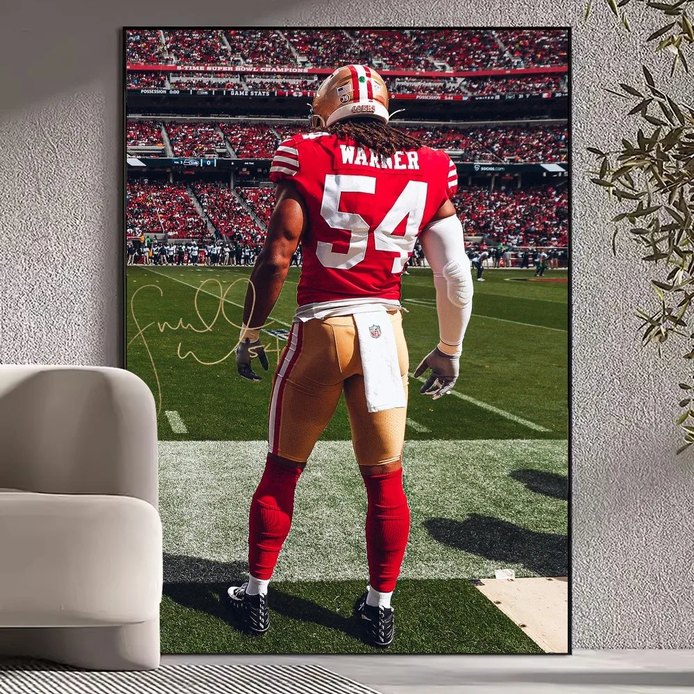 Сан-Франциско 4-49ers NFLS Постер принты настенные картины гостиная украшение для
