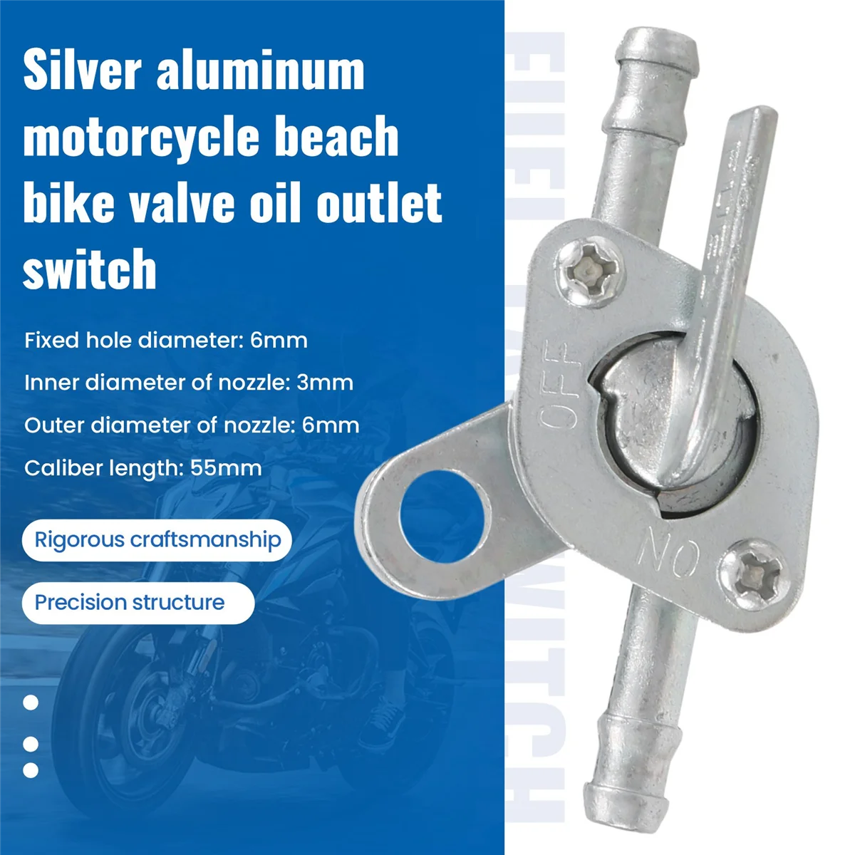 1/4 дюймовый встроенный топливный бак для масла бензобака фильтр переключатель