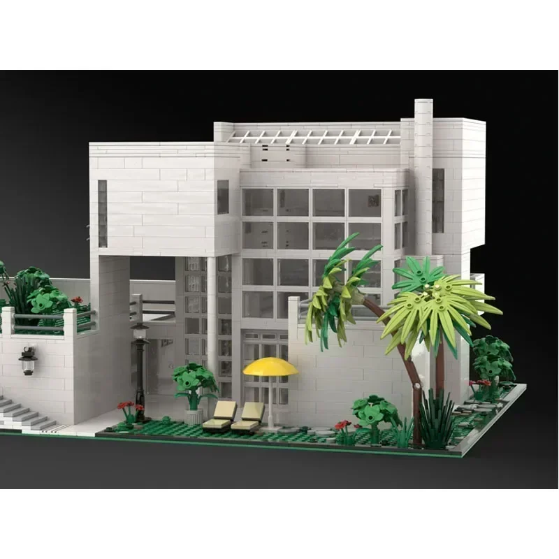 MOC-86714 Giovannitti House of Richard Meier собранный строительный блок модель 4066 детали детская