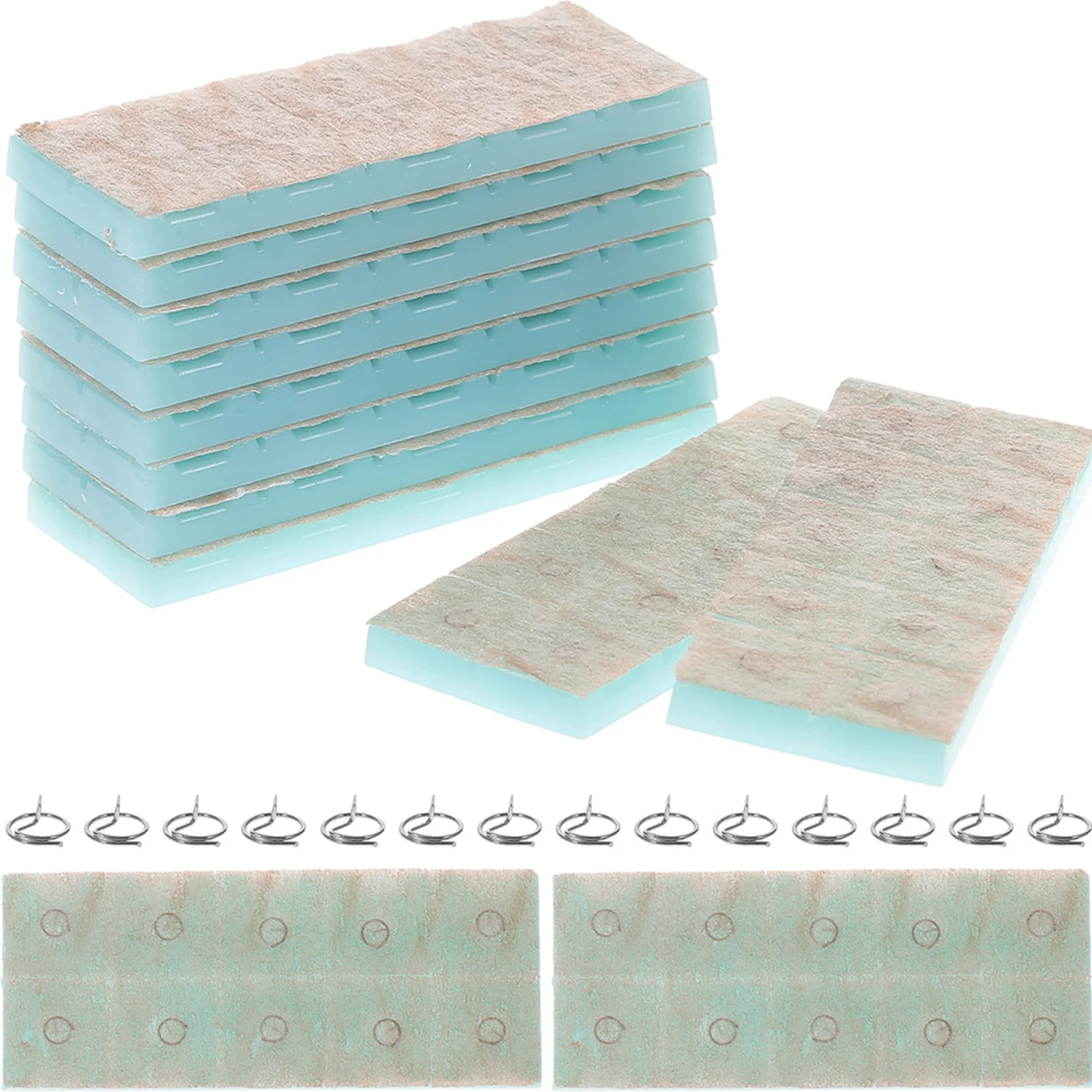 200 шт. ушные наклейки Vaccaria Bean декор стерильная игла из нержавеющей стали