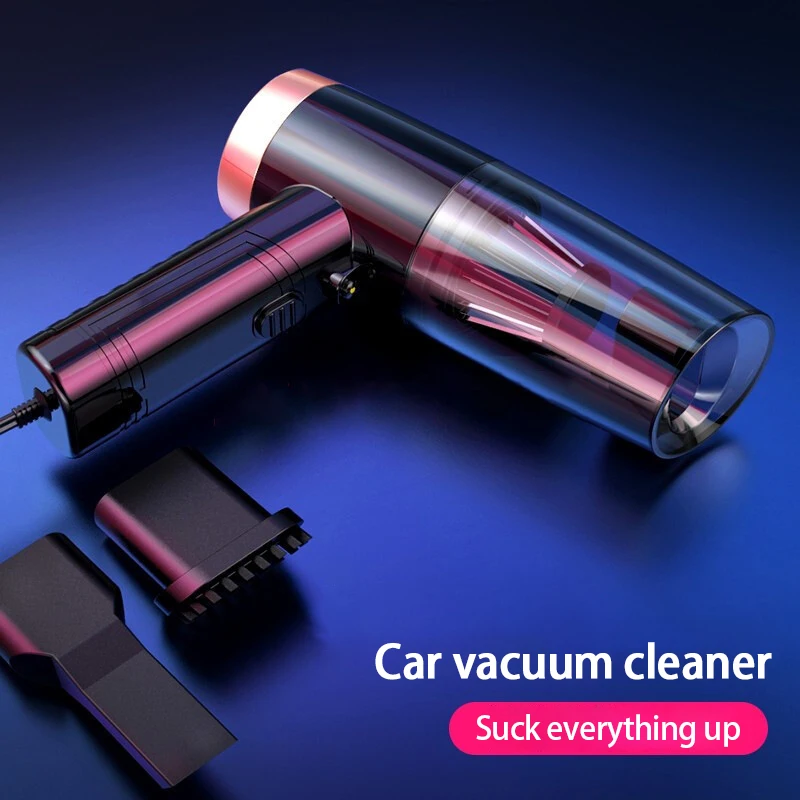 

Portable Car Vacuum Cleaner Dry Wet Dual-purpose With Led Light Vacuum Cleaner Wireless Handheld Automotive Vacuum Cleaner