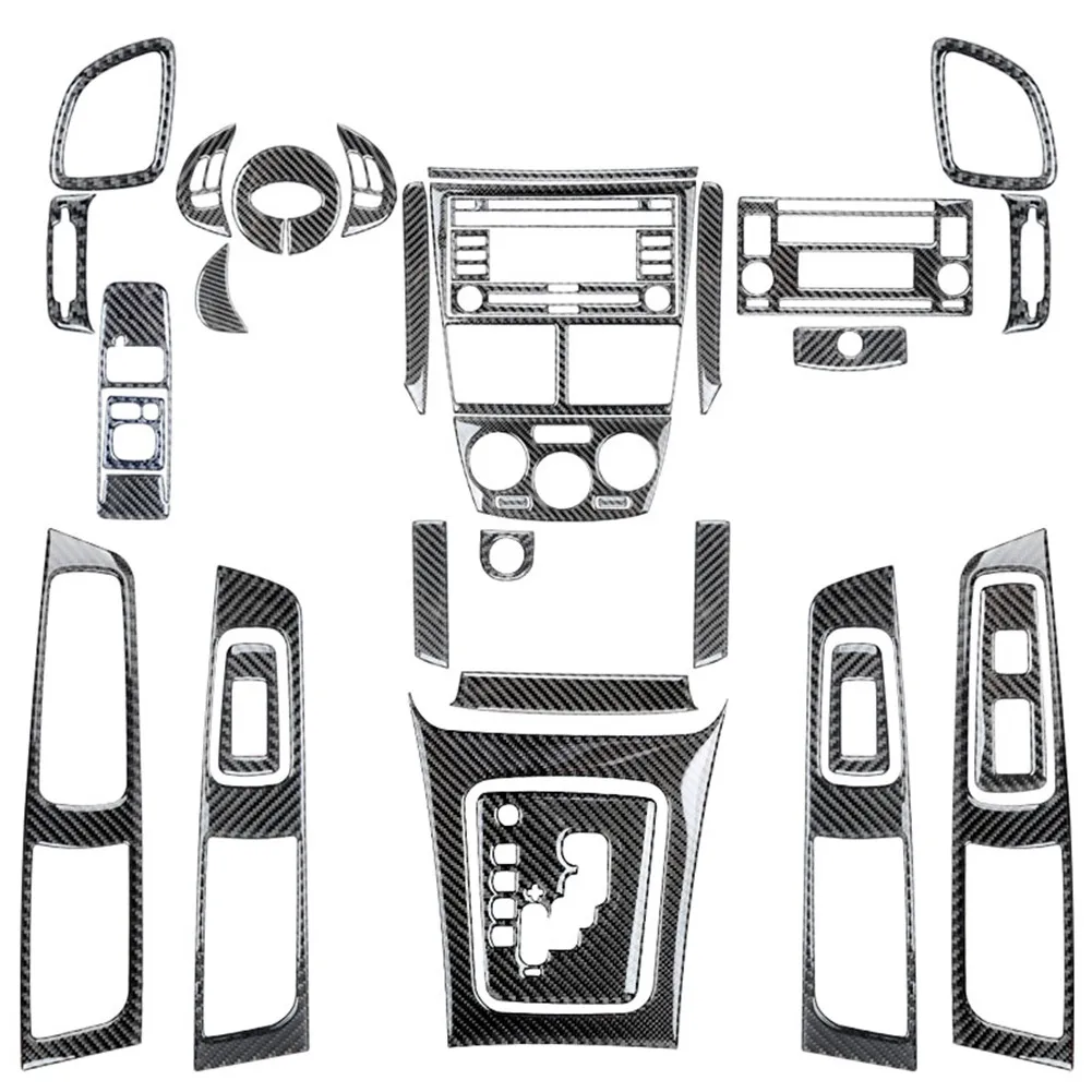 

Автомобильная центральная консоль рулевого колеса, переключение передач, подъемная панель для Subaru Forester 2009-2013, наклейки из углеродного волокна