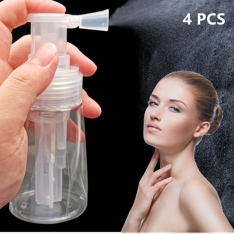 

4PCS 180ml Makeup Loose Powder Face Body Highlighter Travel Spray Powder Bottle