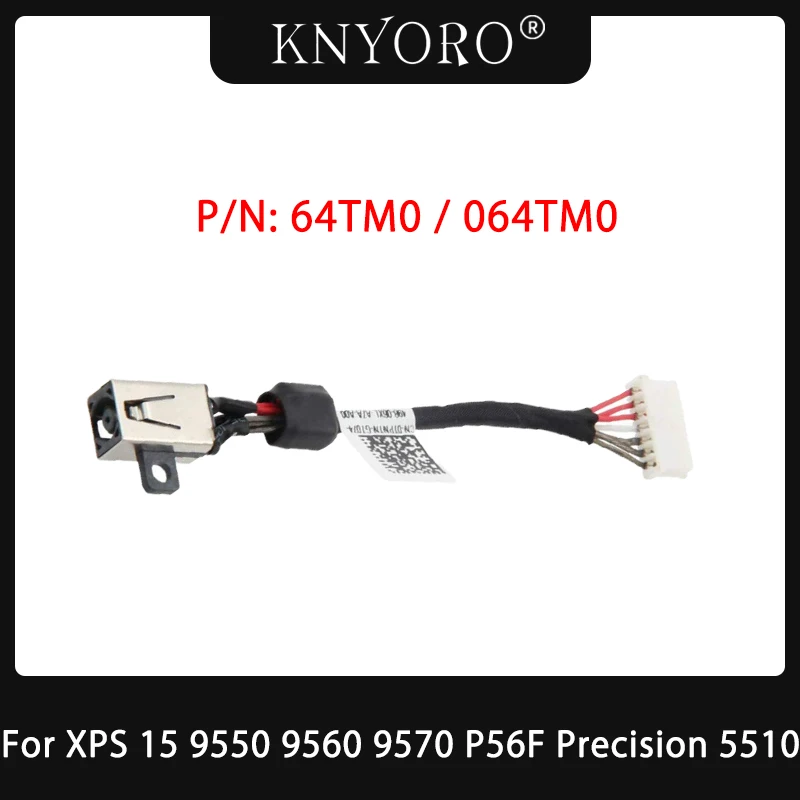 Кабель питания постоянного тока замена для Dell XPS 15 9550 9560 9570 P56F Precision 5510 5520 5530 5540 DC IN