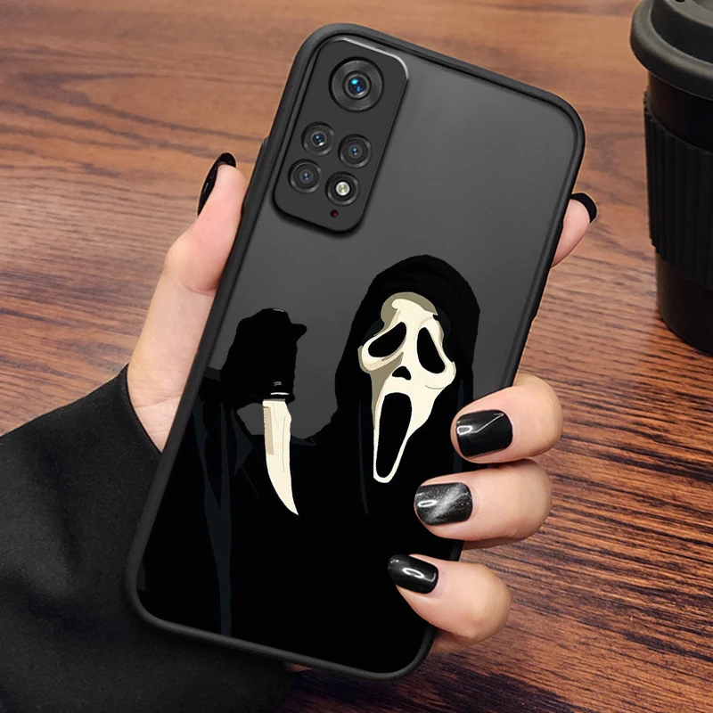 Призрак G-Grim R-Reaper мультфильм матовый полупрозрачный для Redmi 8 3 9A 9C 9AT 9 9T 13R 10A 10C 10 11A
