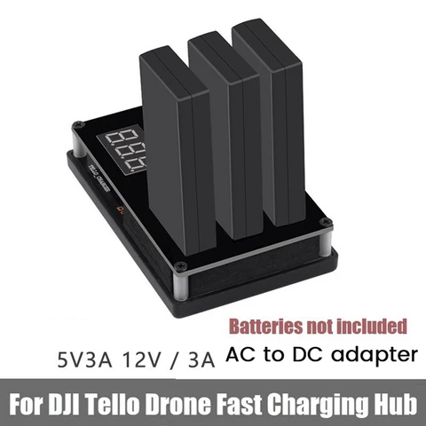 Зарядное устройство для DJI Tello Drone втулка для быстрой зарядки 3 Lipo