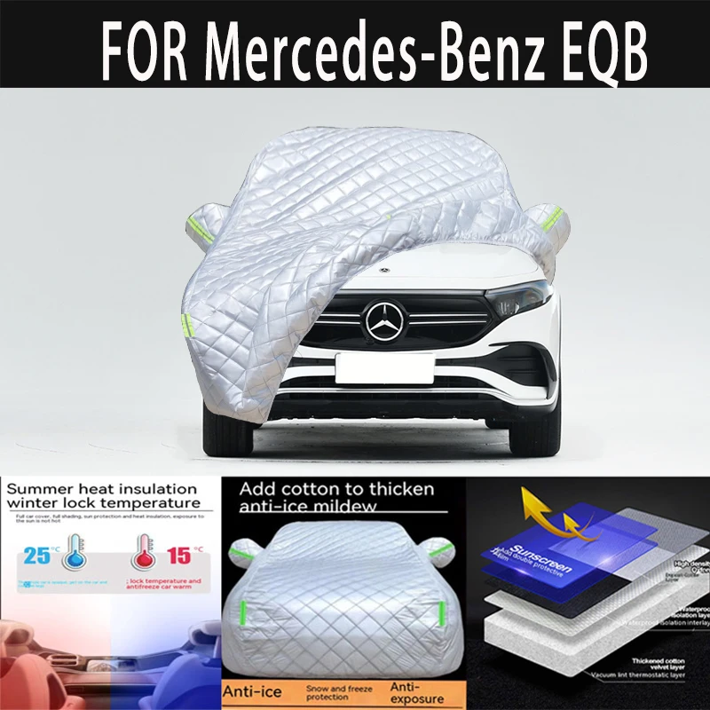 

For Mercedes-Benz EQB auto hail proof protective cover,snow cover,sunshade,waterproof anddustproof external car accessories