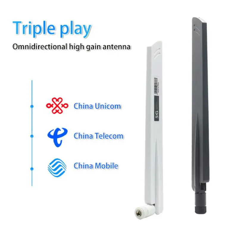

18dbi Full-band 3G-5G Folding Antenna Omnidirectional High Gain 600-6000MHz Wireless Network Card Wifi Router Router Annunciator