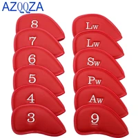 golf club covers for irons 12 piece leather golf head covers set for most irons