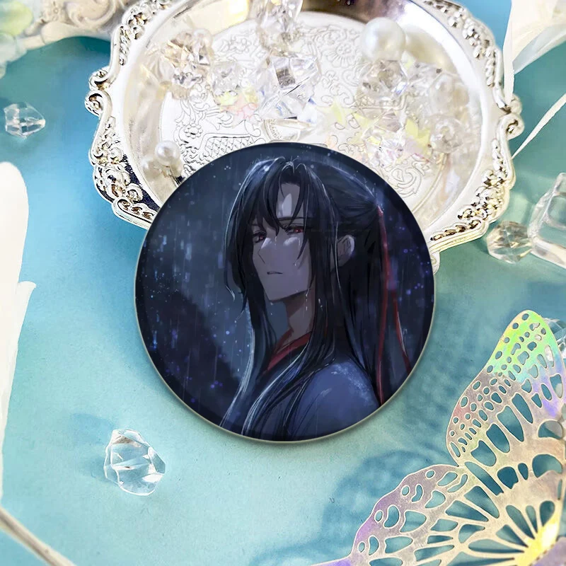 Эмалированные штифты Mo Dao Zu Shi аниме-броши Lan Zhan Wei Ying Wangji Wuxian Мультяшные аксессуары