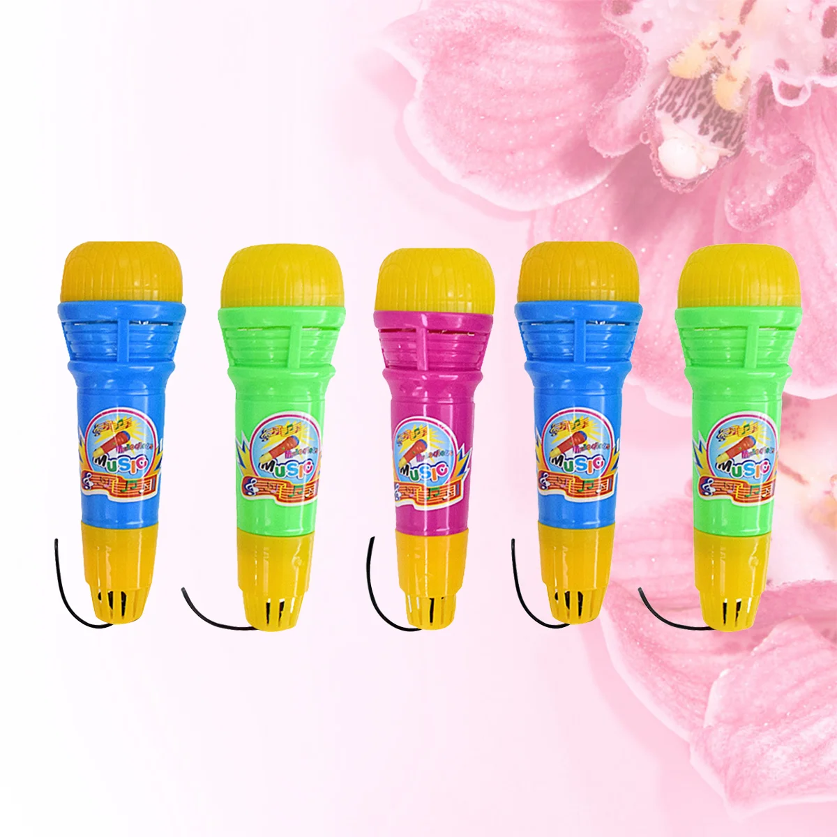 

5 Pcs Microphone Playthings Child Toddler Music Toys Small Plastic Wireless Microphones Children's For