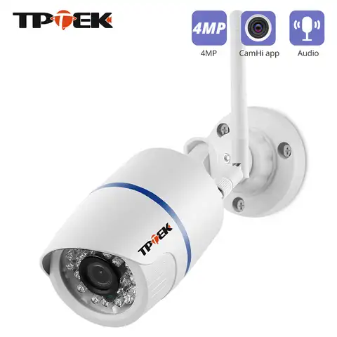 IP-камера наружная беспроводная цилиндрическая с поддержкой Wi-Fi, 4 МП, 1080P