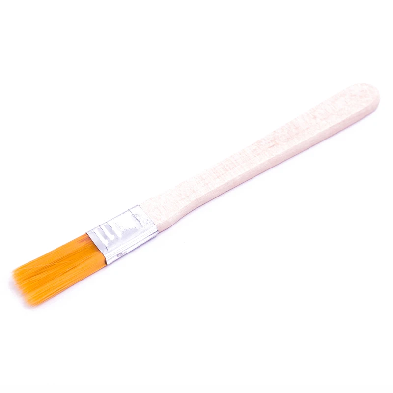 5Pcs/lots Soft Brush Hard Hair with Wooden Handle Repair Clean Tools Mobile Phone Computer Keyboard PCB BGA Solder Flux |