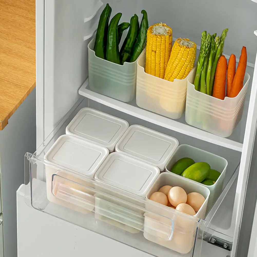 

Compact Storage Solution for Narrow Fridge Spaces Maximize Fridge Space with Odor-free Food Grade for Fruits for Refrigerator
