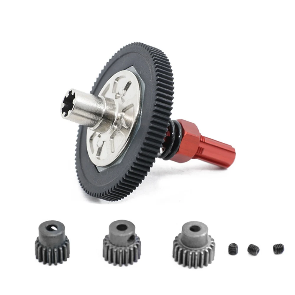 

Reduction Gear Kit 1:10 Motor Gear Assembly Kit for 1:10 RC Car Upgrade Parts