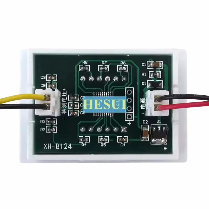 XH-B124 Встроенный цифровой вольтметр постоянного тока 0 1 в дисплей Источник