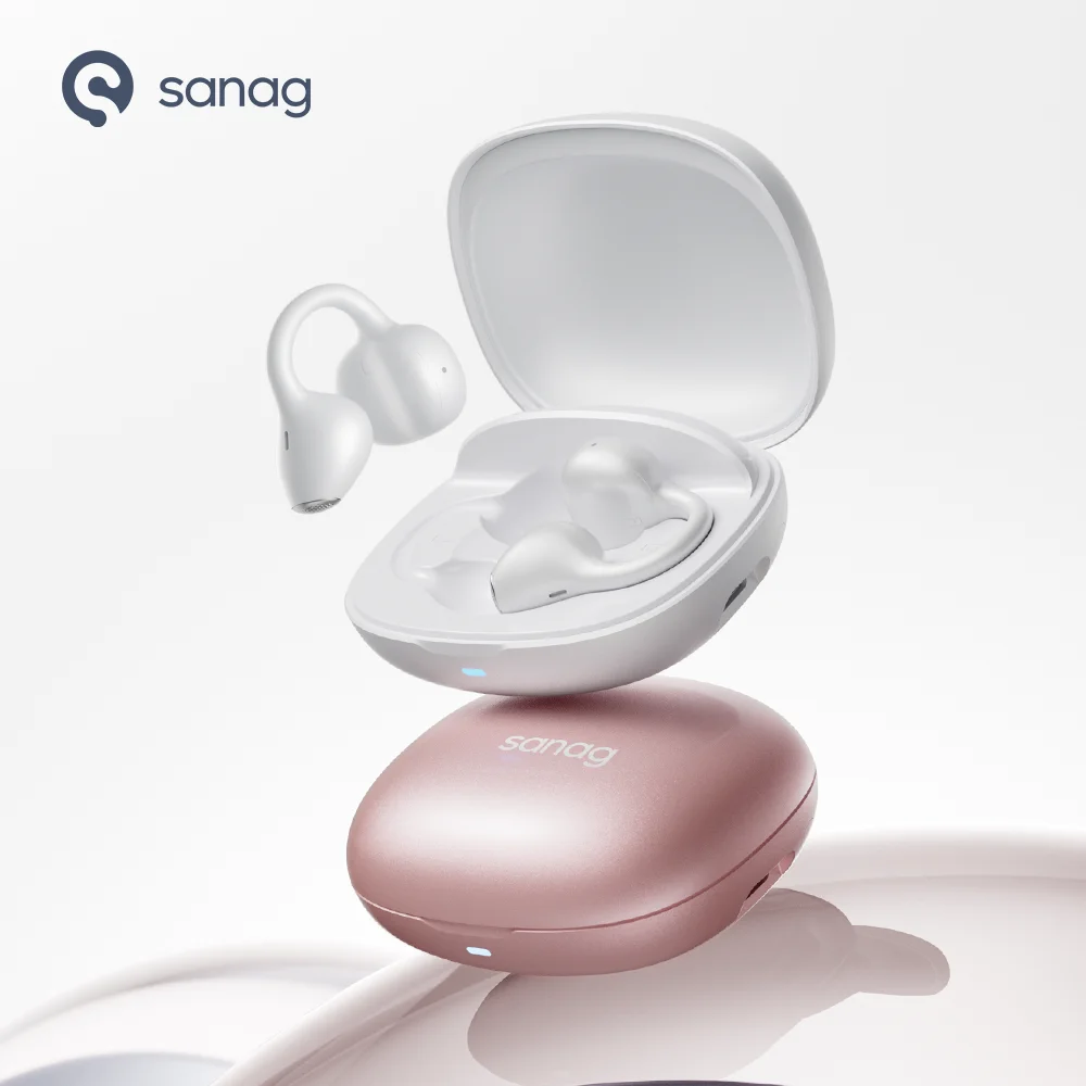 Фото Sanag F30 с открытым ухом, клипса на каплевидной дуге, Bluetooth-наушники, беспроводные наушники с глубокими басами, HIFI качество звука, гарнитура, управление через приложение №1