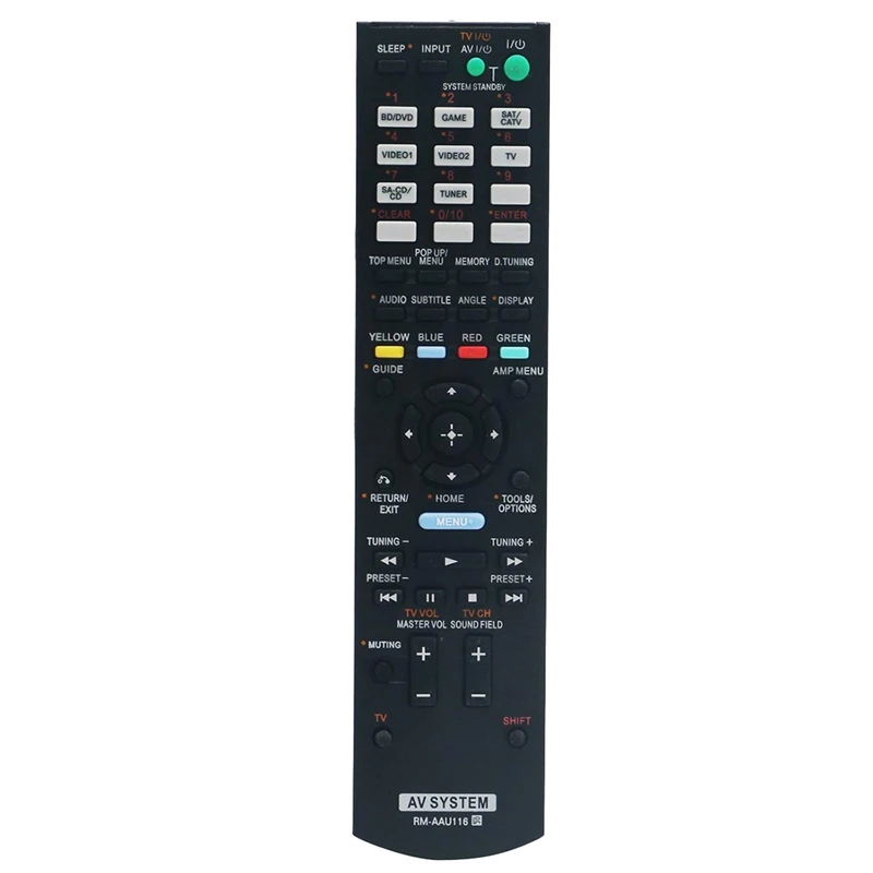 

Remote Control RM-AAU116 For Sony AV Receiver STR-DH710 STR-DH520 STR-DN850 STR-DH830 STR-DH750 STR-KS380 STR-KS470