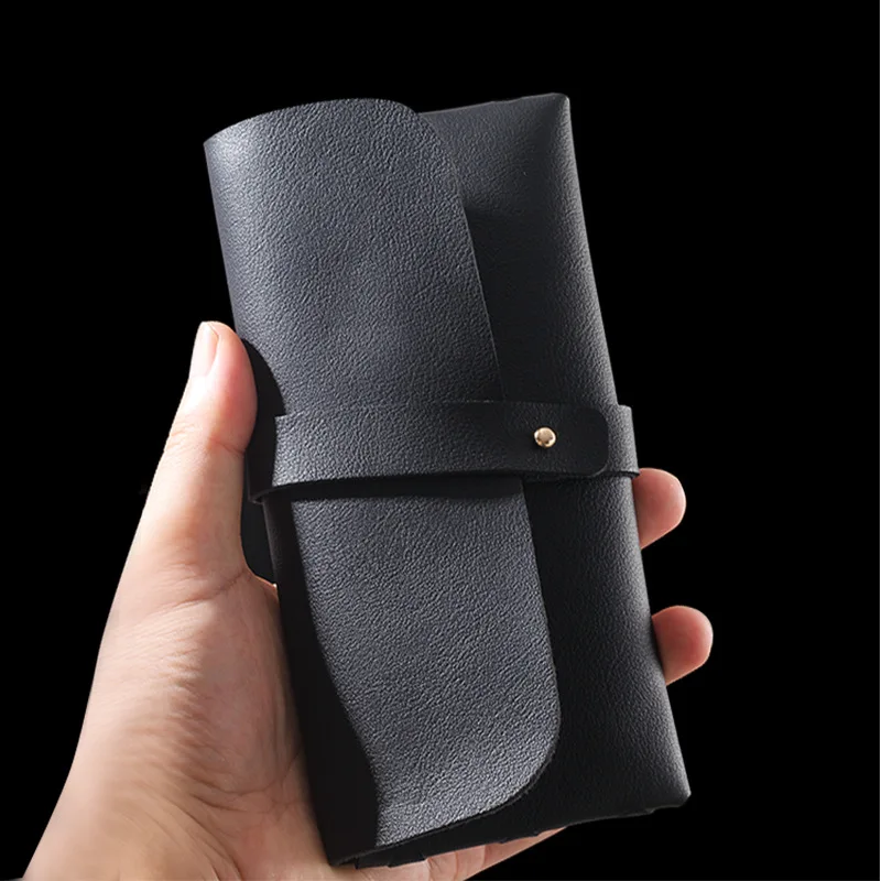 

Pipe bag leather single pipe simple portable tobacco bag leather cut tobacco bag heather pipe special pipe accessories Men Gift