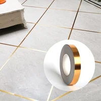 1pc 50 Meters Long Decorative Tape Tile Ceramic Flower Wall Decor Self Adhesive PVC Waterproof Wall Floor Crevice Line Sticker