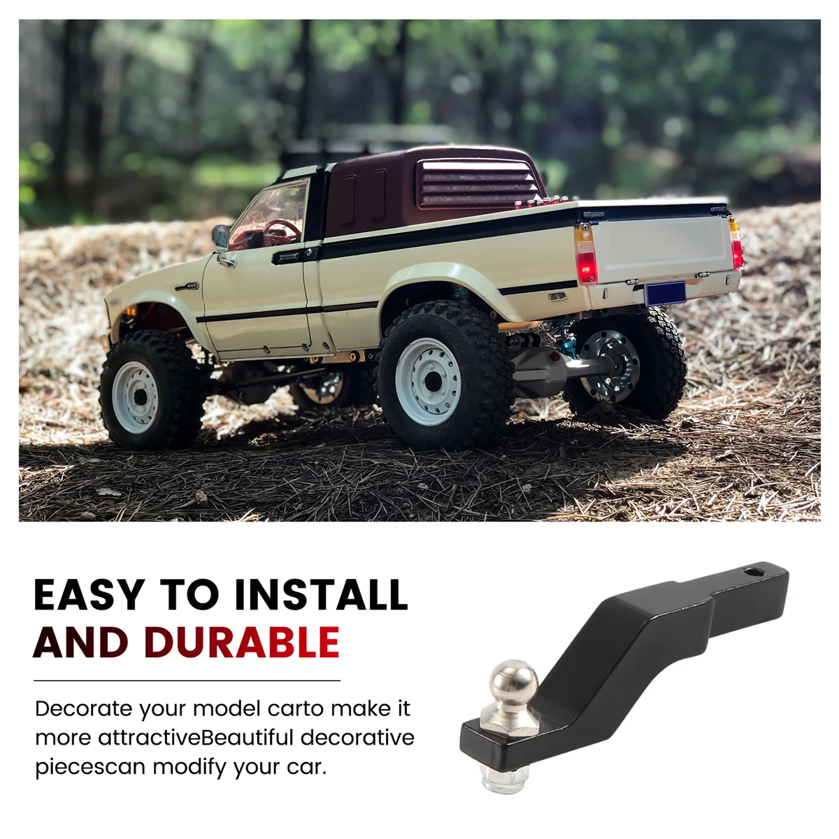 Металлический крюк для прицепа на радиоуправлении приемник сцепного устройства