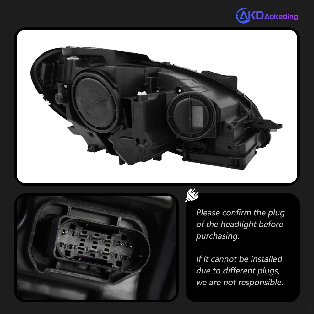 Автостайлинг фары для W211 2009-2016 W212 E200 E300 E260 светодиодный ные LED DRL Hid Биксеноновые