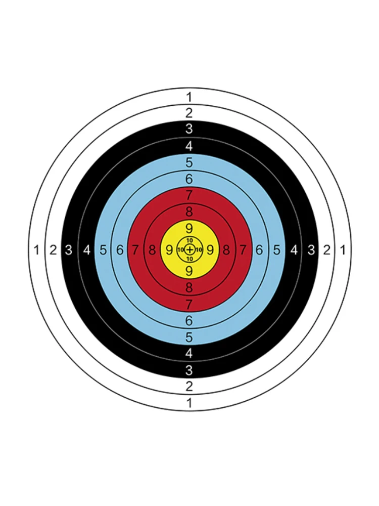 

10 шт. 40x4 0 см мишени для стрельбы из Луки бумажные прочные тренировочные Луки стрелы для лука бумажные стрелы для стрел аксессуары для охоты ...