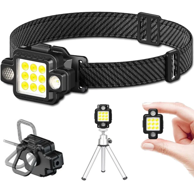 

ZK45 Multifunctional COB+XPG HeadLamp,Head Mounted USB TYPE-C Charging LED Flashlight,Magnetic Work Lamp,Night Riding Headlight