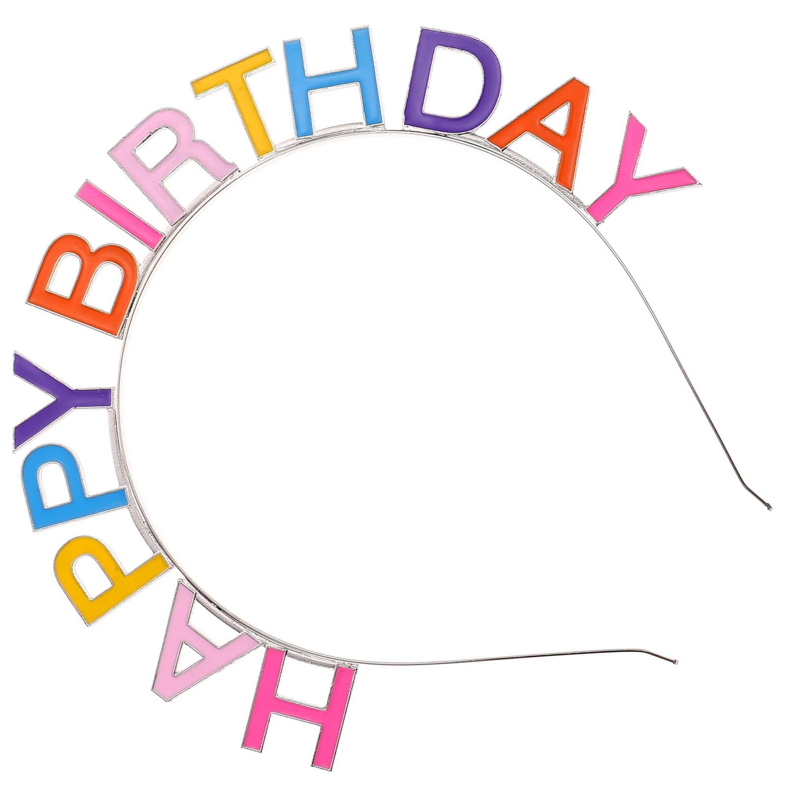 

Children Birthday Hair Hoops Metal Hairband Decoration Birthday Party Headpiece