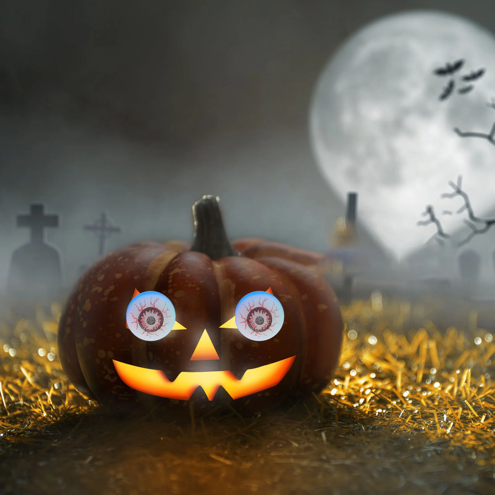 

10 шт., надувные Глазные яблоки, 32 мм