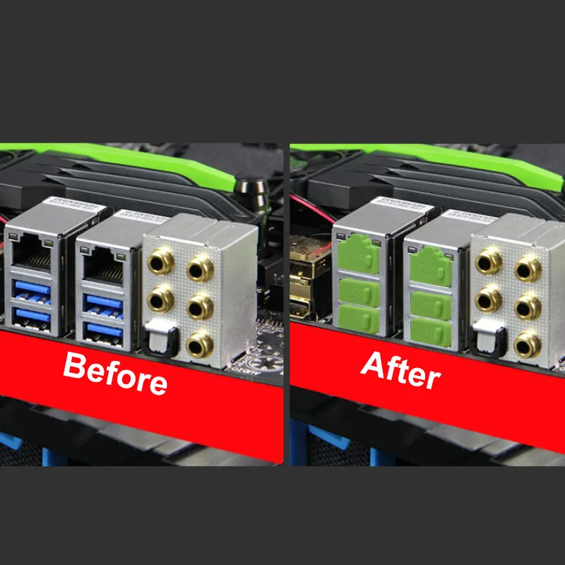 1-30 шт. разноцветные защитные разъемы RJ45