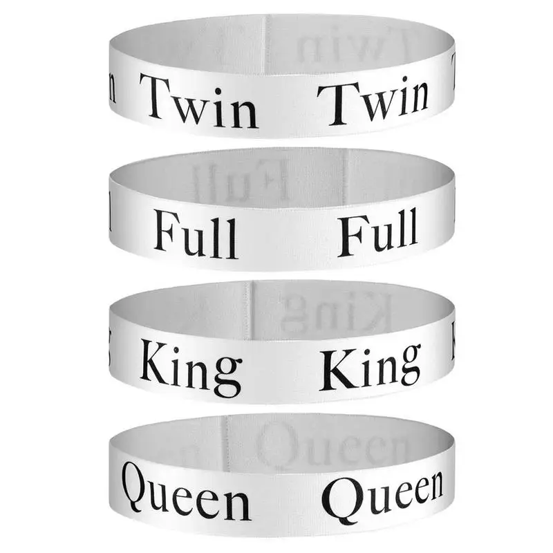 

Sheet Keepers Bed Sheet Storage Elastic Sheet Bands DIY Closet Organizer Sheet Bands Sheet Storage For Wardrobe Dorm Room