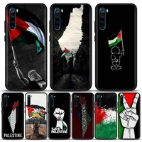 palestine flag jerusalem landmark phone case for xiaomi redmi 9 9c nfc 9t 10 10c 6 7 8 a k40 k50 pro plus soft shell cover cases
