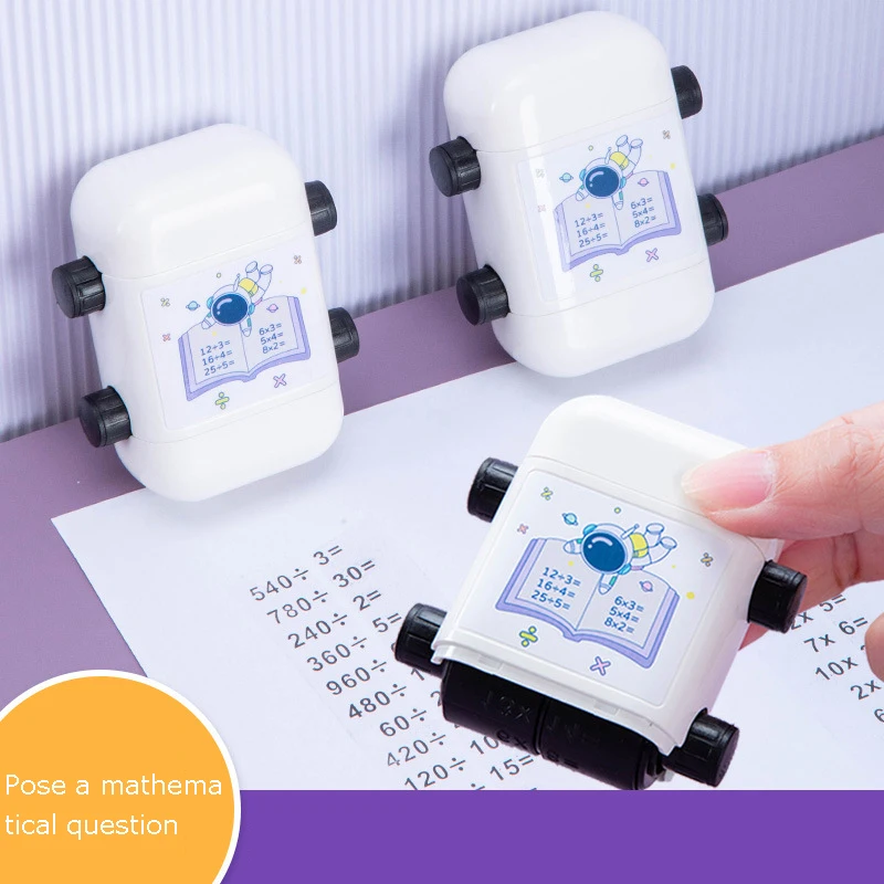 

Math Roller Stamp Addition Subtraction Multiplication Division Practice Digital Type Mathematical Operation Stamp Pupils Teacher