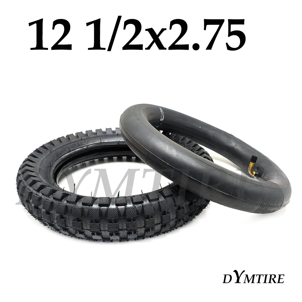 

12 1/2x2. 75 Tire for Mini Motorcycle 47cc/49cc Front and Rear Wheels 12X2.50/2.75 Off-road Inner and Outer Tyre