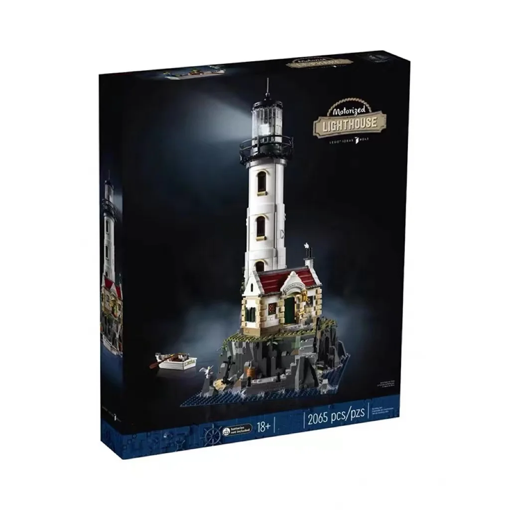 

2022 NEW MOC Ideas 21335 motorized Lighthouse Set Building Blocks Technical Bricks DIY Assembled Educational Toy for kids Gift