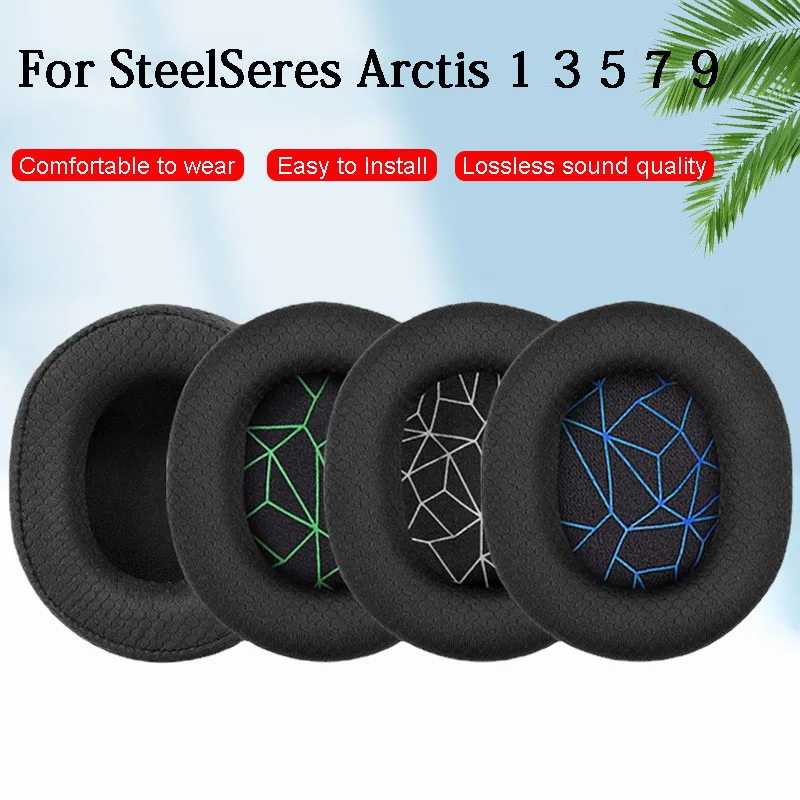 

Replacement Protein Leather Ear Pads For SteelSeries Arctis 1 3 5 7 9 Gaming Headset Headphone Earpad Ear Cushion Earmuff