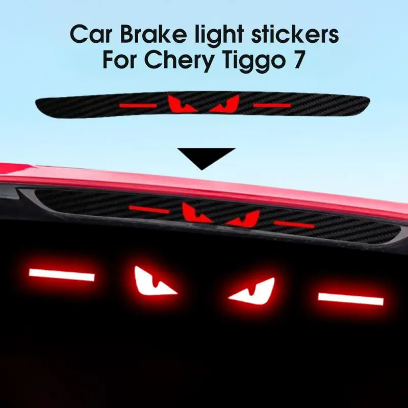 

Автомобильная наклейка, аксессуары для Chery Logo Tiggo 7, задние фонари, стоп-сигналы, защитная наклейка, стильная наклейка, Dec