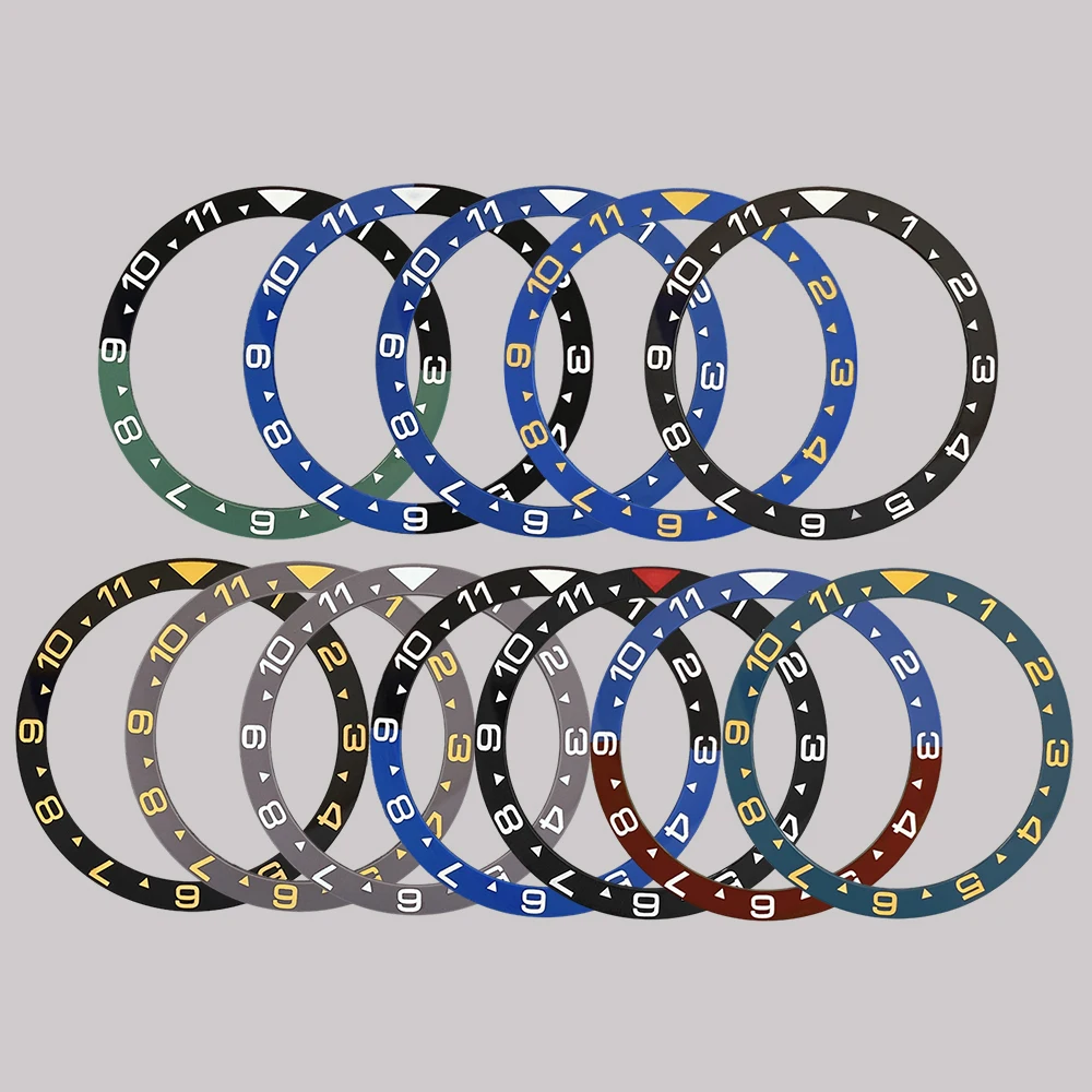 38 мм плоская керамическая рамка вставка подходит для Seiko SKX007 SKX009 SRPD Watch чехол NH35