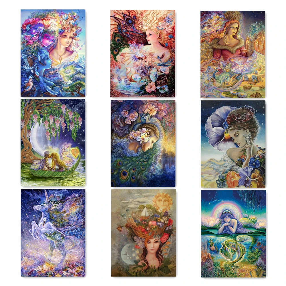 

Cartoon Angels DIY 5D Diamond Painting Full Drill Square Round Embroidery Mosaic Art Picture Of Rhinestones Home Decor Gifts